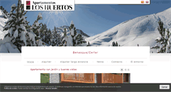 Desktop Screenshot of apartamentosloshuertos.com